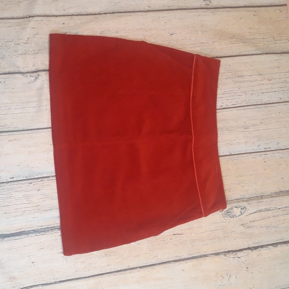 Sundance Catalog perfect days red corduroy mini skirt - Picture 3 of 11